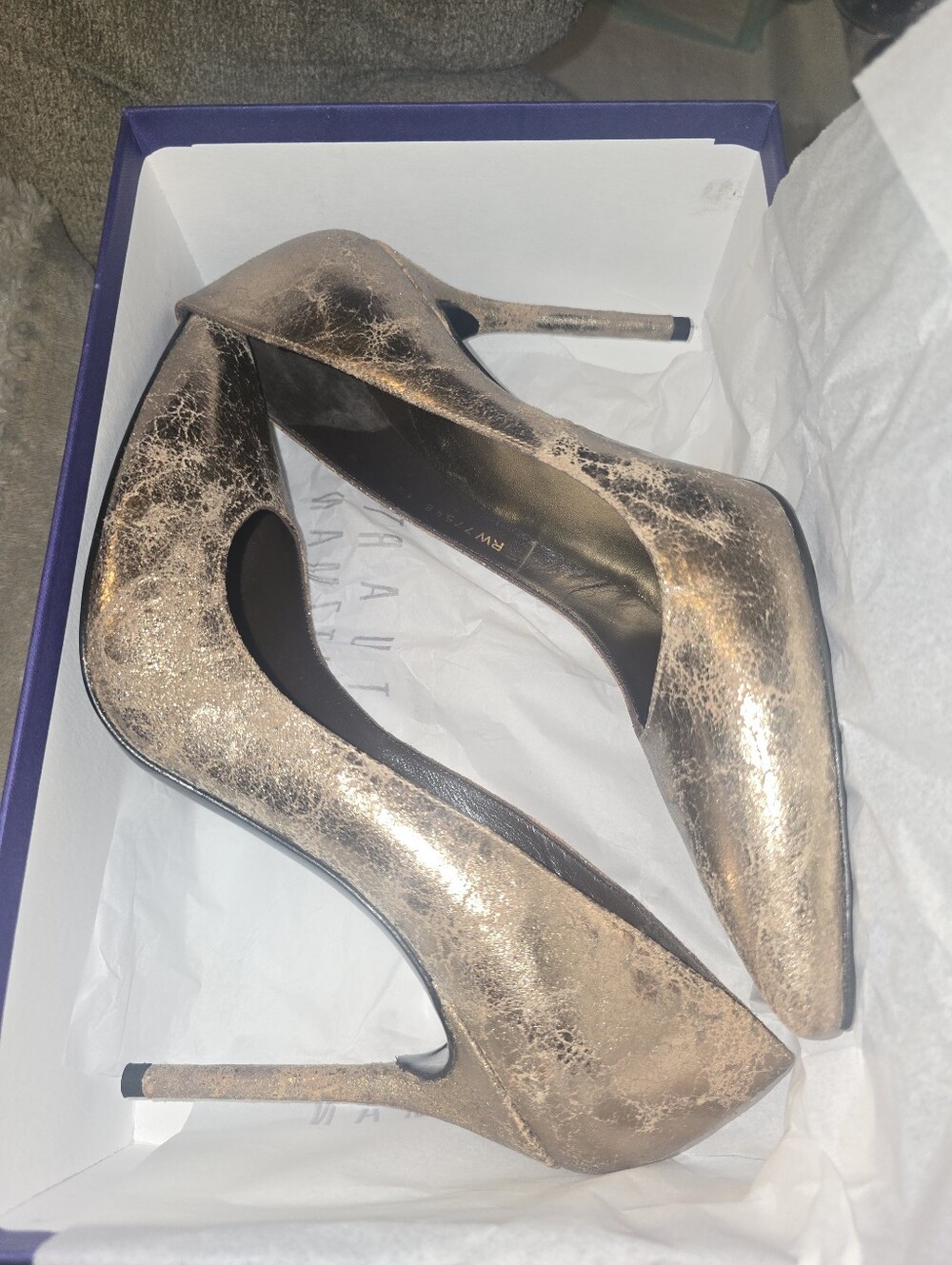 NEW Stuart Weitzman Heels In Box With Dustbag